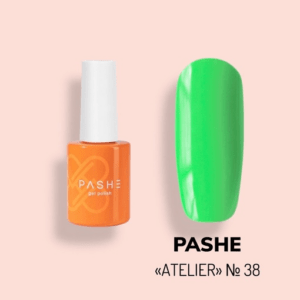 Гель-лак PASHE "Atelier" 10мл "Тропический Зеленый" - №38
