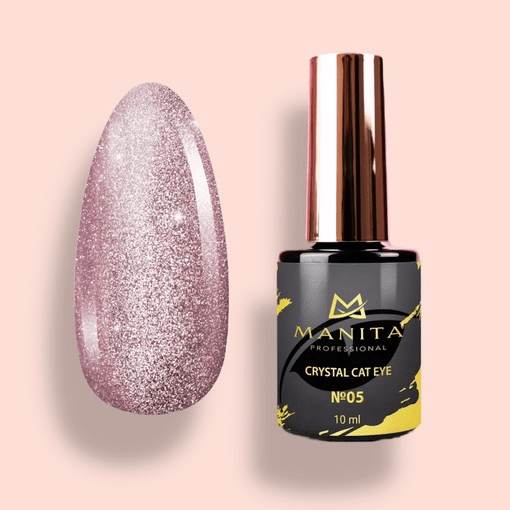 Гель-Лак Кошачий глаз Manita Professional "Crystal Cat Eye" 10мл - №05
