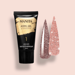 Акригель Светоотражающий Manita Professional "ACRYL GEL" 30мл - №01