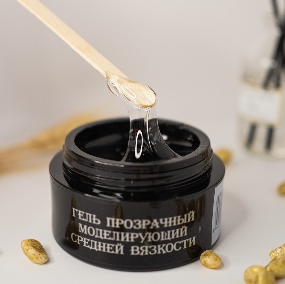 Гель Прозрачный моделирующий (средней вязкости) 15мл ОПЦИЯ