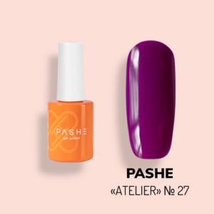 Гель-лак PASHE "Atelier" 10мл "Яркий Ультрафиолет" - №27