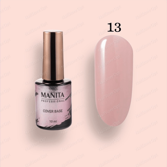 База MANITA PROFESSIONAL COVER BASE каучуковая камуфлирующая №13 (10 мл)
