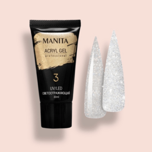 Акригель Светоотражающий Manita Professional "ACRYL GEL" 30мл - №03