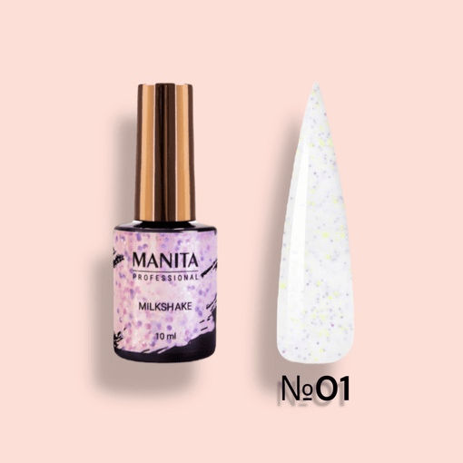 Гель лак Manita Professional "MILKSHAKE" 10мл - №01