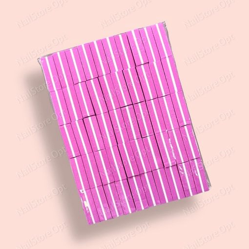MANITA PROFESSIONAL Бафик МИНИ-БАФ РОЗОВЫЙ 100/180 грит,50 шт/уп. (арт.МР200327)