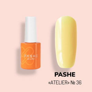 Гель-лак PASHE "Atelier" 10мл "Спокойный Желтый" - №36