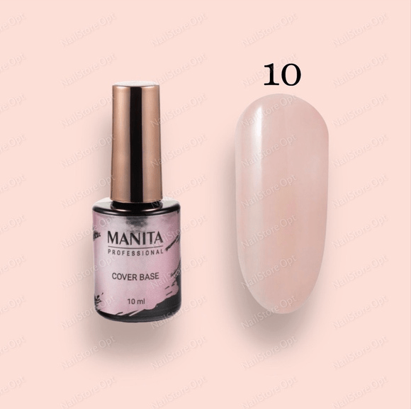 База MANITA PROFESSIONAL COVER BASE каучуковая камуфлирующая №10 (10 мл)