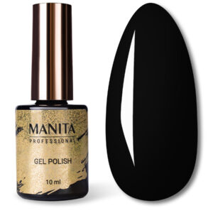 Гель лак MANITA PROFESSIONAL CLASSIC №042 PURE BLACK (10 мл) ПЛОТНЫЙ