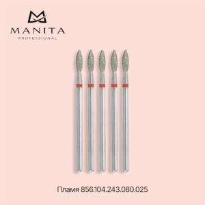 Фреза Алмазная 856.104.243.080.025 (Пламя) MANITA PROFESSIONAL