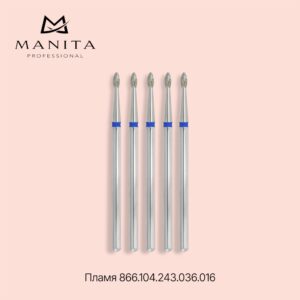 Фреза Алмазная 866.104.243.036.016 (Пламя) MANITA PROFESSIONAL