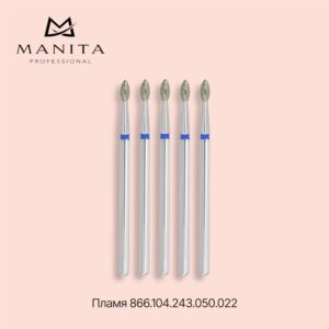 Фреза Алмазная 866.104.243.050.022 (Пламя) MANITA PROFESSIONAL