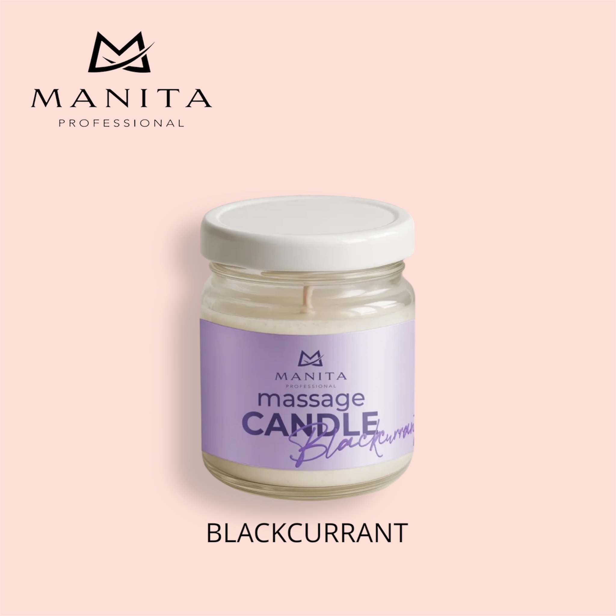 MANITA PROFESSIONAL Свеча массажная ароматическая "BLACKCURRANT" 30мл