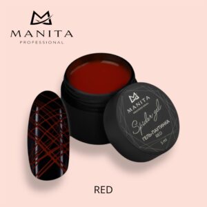 Гель-паутинка MANITA PROFESSIONAL SPIDER GEL RED с липким слоем (5 мл)