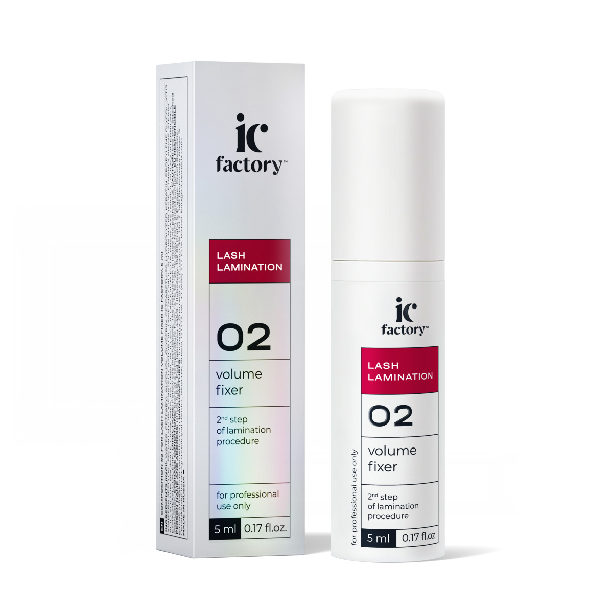 BRONSUN Жидкость Состав №2 для ламинирования ресниц VOLUME FIXER IC FACTORY 5 мл (ICL-00002)