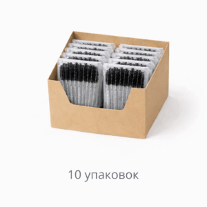 Щетка для ресниц и бровей ЧЕРНАЯ (50шт/уп) (КОМПЛЕКТ ИЗ 10уп)