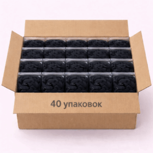 Шапочки Одноразовые Шарлотта ЧЕРНЫЕ (50шт/уп) (КОМПЛЕКТ ИЗ 40уп)