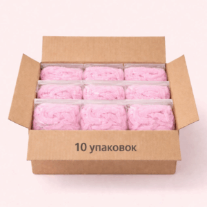 Шапочки Одноразовые Шарлотта РОЗОВЫЕ (50шт/уп) (КОМПЛЕКТ ИЗ 10уп)