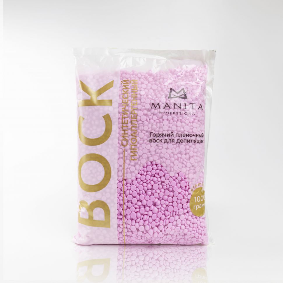 MANITA PROFESSIONAL Воск горячий (синтетический) Пион гранулы 1 кг (арт.МР400805)
