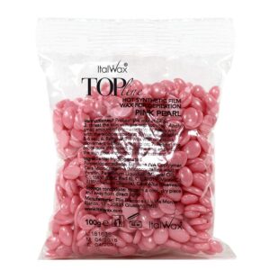 Воск горячий (пленочный) Top Line Pink Pearl (Розовый жемчуг) гранулы 100 гр