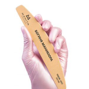 MANITA PROFESSIONAL Пилка для ногтей Лодка РREMIUM БОГИНЯ МАНИКЮРА ПЕСОЧНАЯ 100/180 грит (арт.МР607)