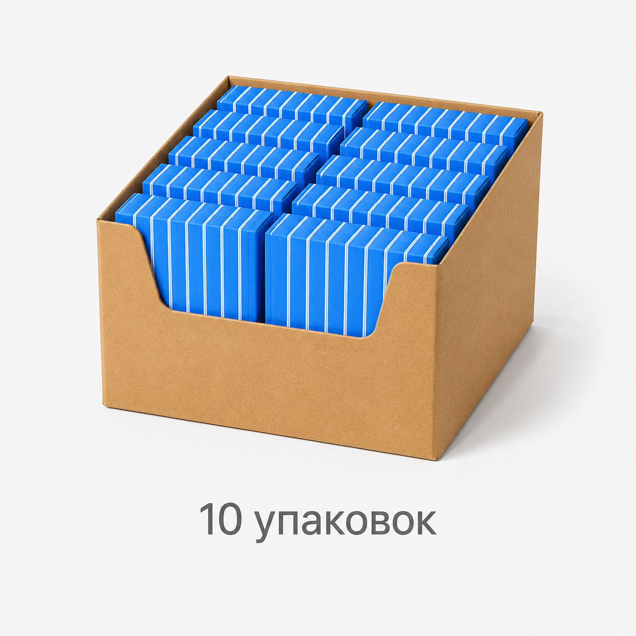 MANITA PROFESSIONAL Бафик МИНИ-БАФ СИНИЙ 100/180 грит,50 шт/уп. (арт.МР200326) (КОМПЛЕКТ ИЗ 10 УП.)