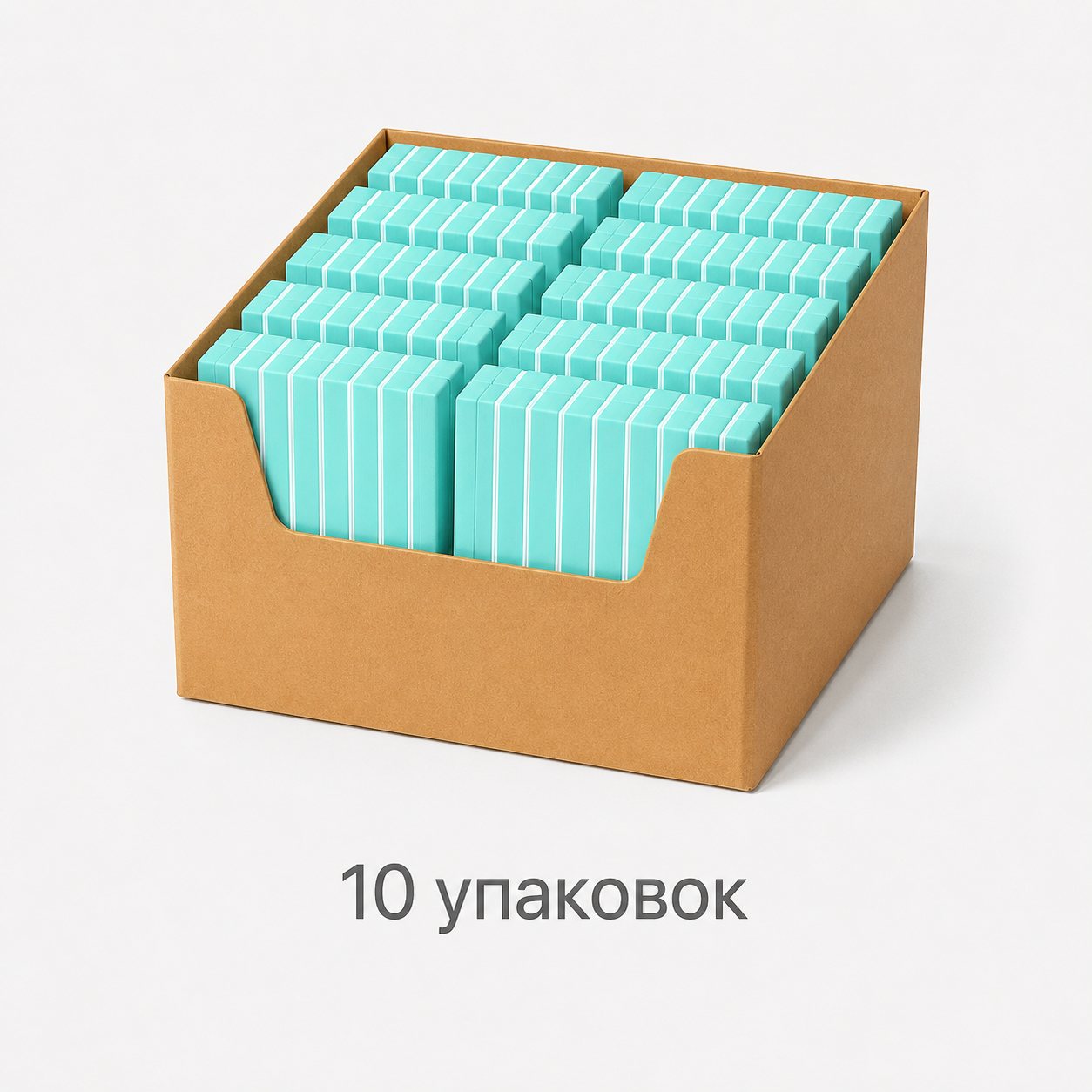 MANITA PROFESSIONAL Бафик МИНИ-БАФ ТИФФАНИ 100/180 грит,50 шт/уп. (арт.МР200330) (КОМПЛЕКТ ИЗ 10 УП.)
