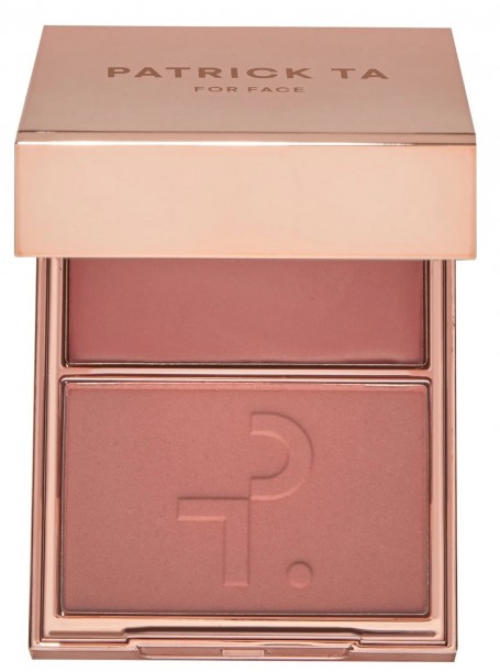 Палетка для лица Patrick Ta Major Headlines Double-Take Crème & Powder Blush Duo, оттенок She’s Blushing