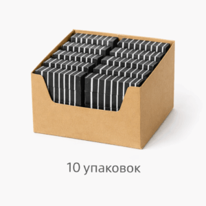 MANITA PROFESSIONAL Бафик МИНИ-БАФ ЧЁРНЫЙ 100/180 грит,50 шт/уп. (арт.МР200328) (КОМПЛЕКТ ИЗ 10 УП.)