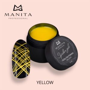 Гель-паутинка MANITA PROFESSIONAL SPIDER GEL YELLOW с липким слоем (5 мл)