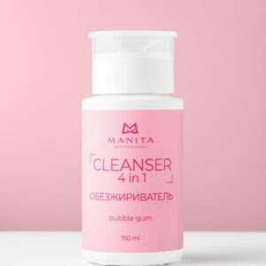 MANITA PROFESSIONAL Обезжириватель для ногтей универсальный 4 в 1 BUBBLE GUM 150 ml